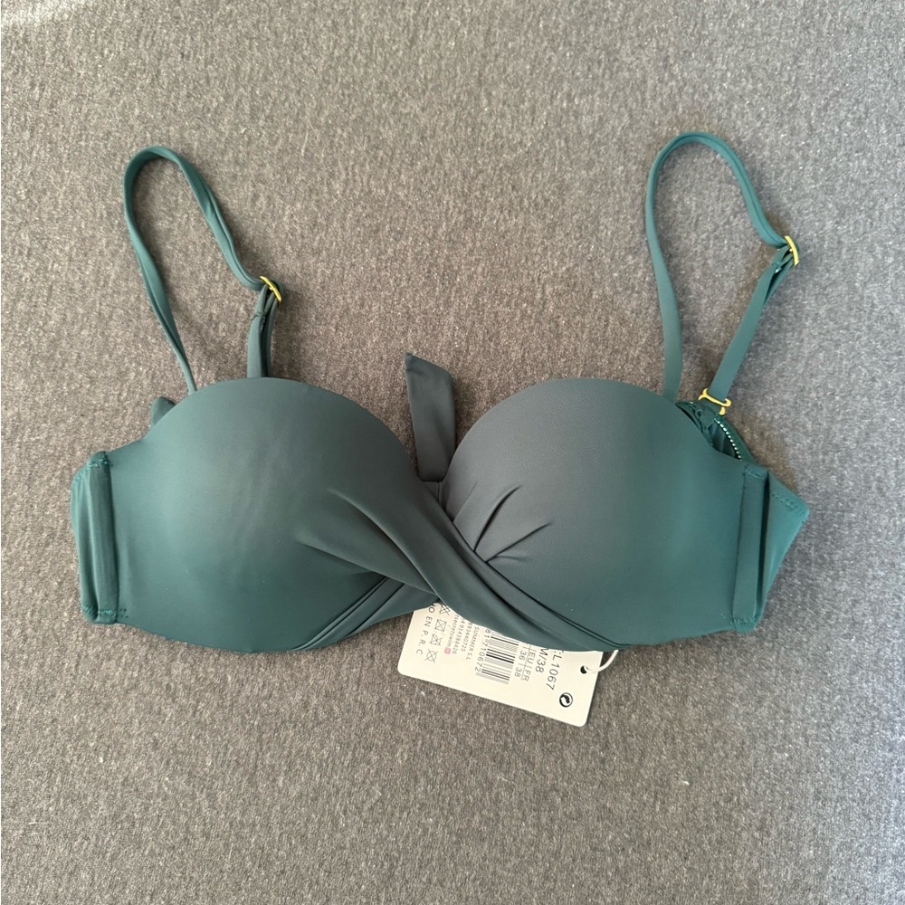 Dark green size M swim suit top